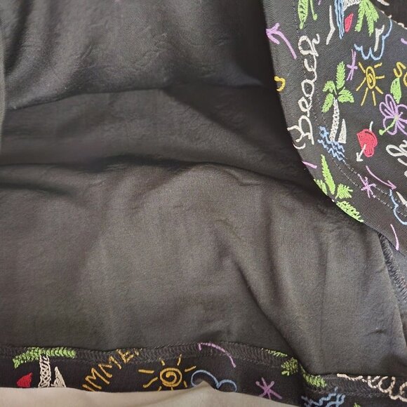 Slinky‎ Dress Ronni Nicole Women Size 6 Beach Summer Palm Tree Print Sleeveless - Picture 11 of 15